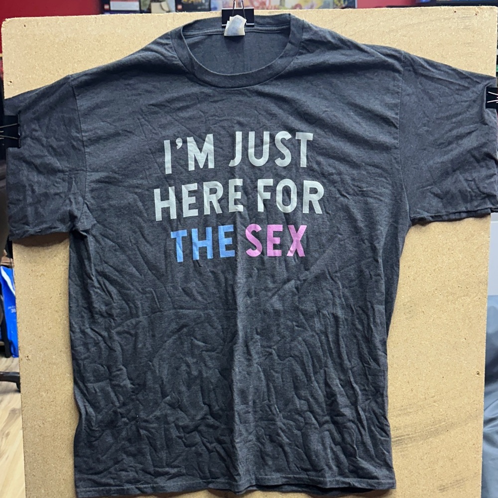 Casual Charcoal Graphic Tee